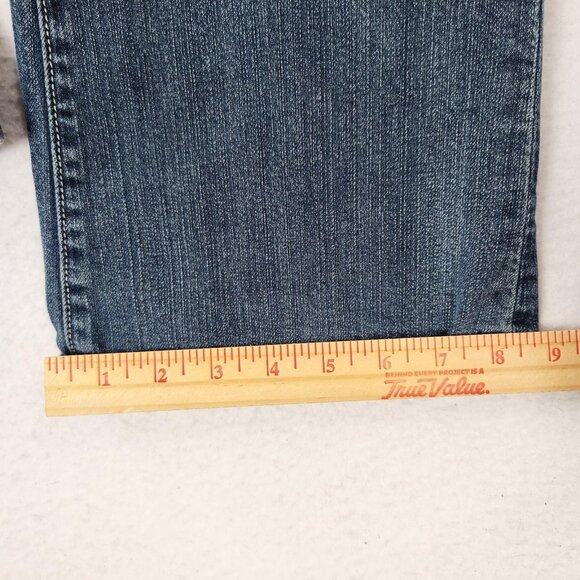 Salt Works Jeans Womens 31 Blue Broadway Bootcut Stretch Low Rise 90s Retro - Picture 6 of 12